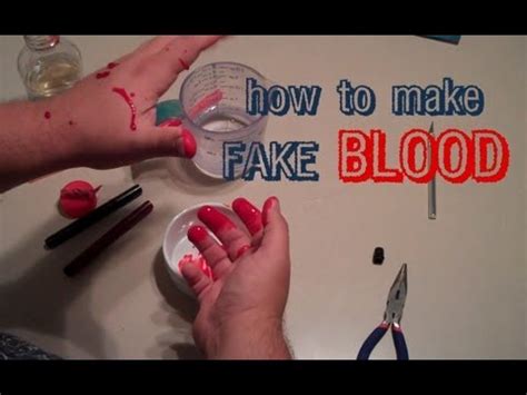 how to fake dirty clothes without staining|how to make blood without staining.